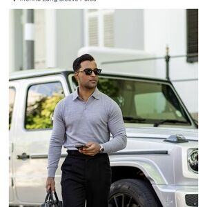 Collars & Co. Gray Merino Wool Sweater